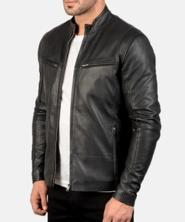 Inferno Black Leather Jacket